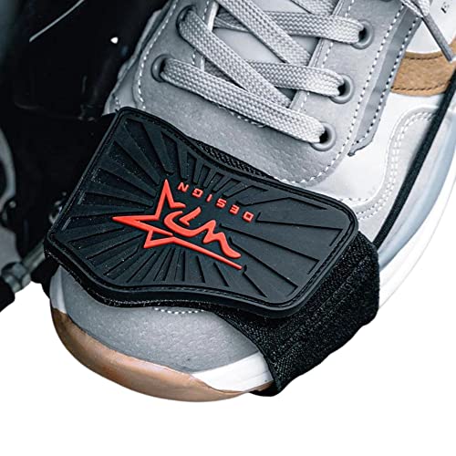 Protector Zapatos Moto para Cambio de Marchas con Costuras Reforzadas y Cubierta Protectora Antideslizante | Goma Elástica Adaptable para Cualquier Tipo de Calzado | Accesorios Moto | Motos