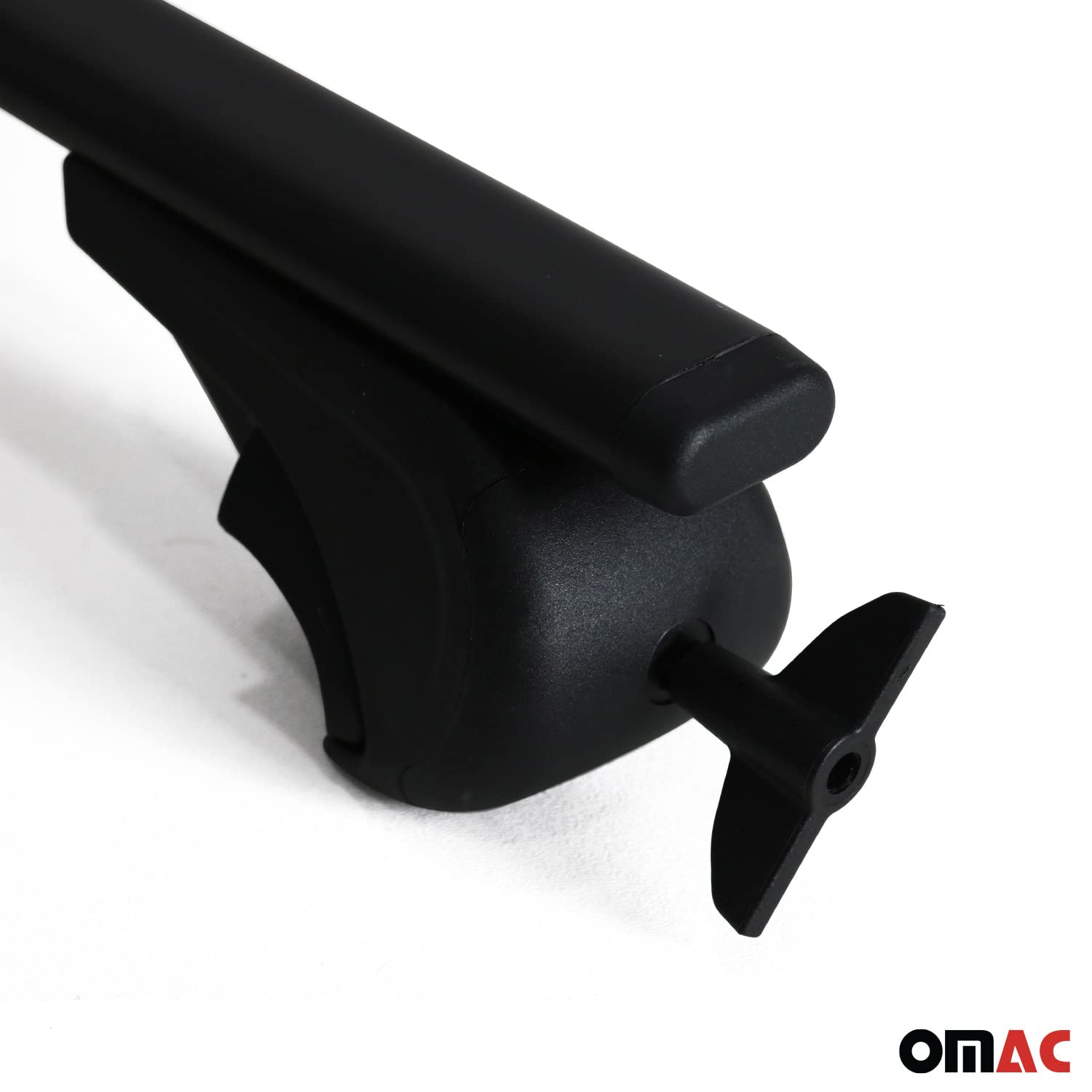 OMAC Dachträger Querträger für Skoda Kamiq 2019-2026 – Abschließbar – Max. 75 kg – 2 Stangen Stahl Schwarz