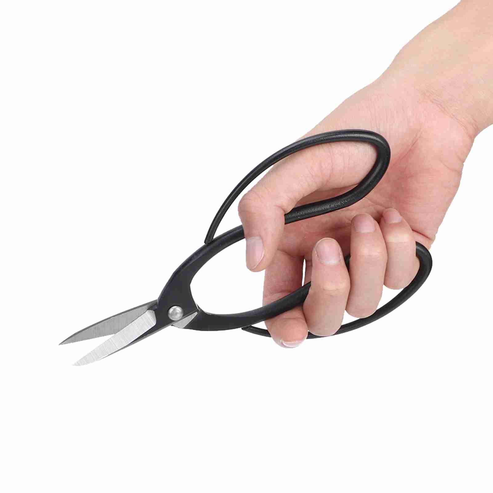 Juego de herramientas profesionales para bonsái, 6 piezas de acero con alto contenido de carbono, kit de tijeras para podar árboles bonsái y jardinería con bolsa de almacen