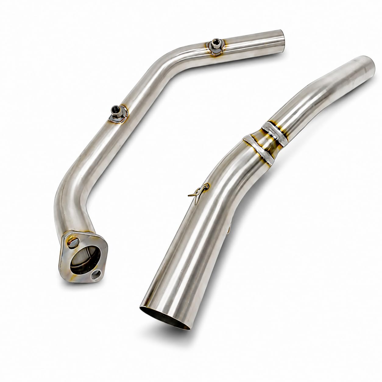 Bike Bend Pipe Double Sensor Exhaust Bend Pipe Stainless Steel for R15-MT15 V3 | V4 Model’s 2-image-13