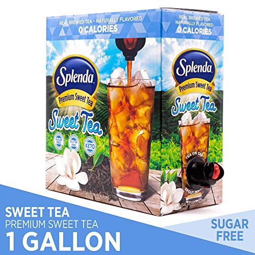Splenda Premium Sweet Tea On Tap, Sweetened With Splenda (128 Fluid Ounces / 1 Gallon) Bag In Box Liquid, Ready To Drink (Sweet Tea) #TOP1