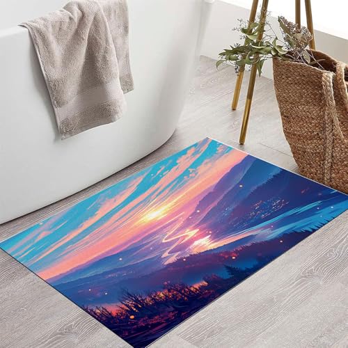 Tapis de porte pour couloir absorbant les saletés et paillasson extérieur antidérapant