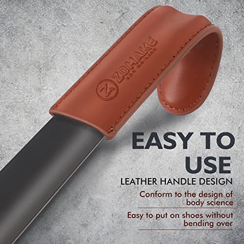 Image of ZOMAKE Long Shoe Horn for Seniors Men,Metal Shoehorn Long handle for Boots, Shoe Spoon Helper
