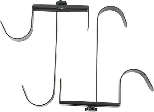 Miniatura 9 de Fdit 2 ganchos ajustables para postes de piscina, ganchos de metal de hierro para poste de piscina, accesorios de piscina para postes de piscina,