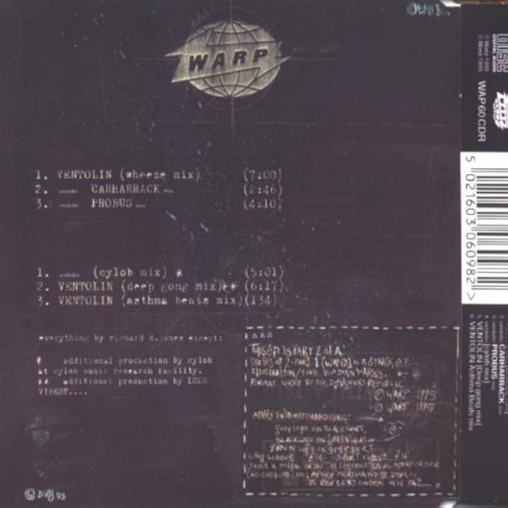 Aphex Twin – Ventolin アナログレコード LP Aphex Twin – Ventolin アナログレコード LP