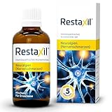 Restaxil Tropfen - Natürliches Arzneimittel bei Nervenschmerzen (Neuralgien); Bei neuropathischen Schmerzen in Füßen, Rücken und Ischias; 100 ml
