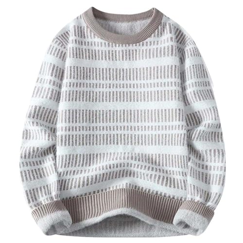 Pull homme cachemire doux automne hiver | Maille chaude col rond confortable