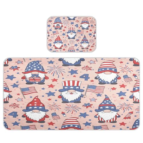 Takiito Gnome USA Baby Cooling Mattress Pad, Soft & Breathable Cooling Mat Keep Baby Cool in Summer 28x52 in, Nursery Essential