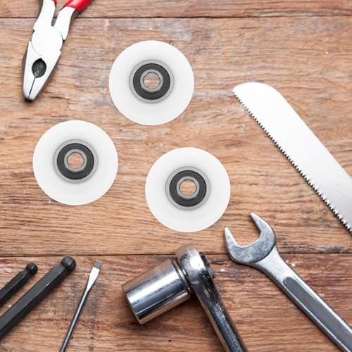 Poleas guía SHINEOFI con cojinete de bolas resistente para puertas correderas 6