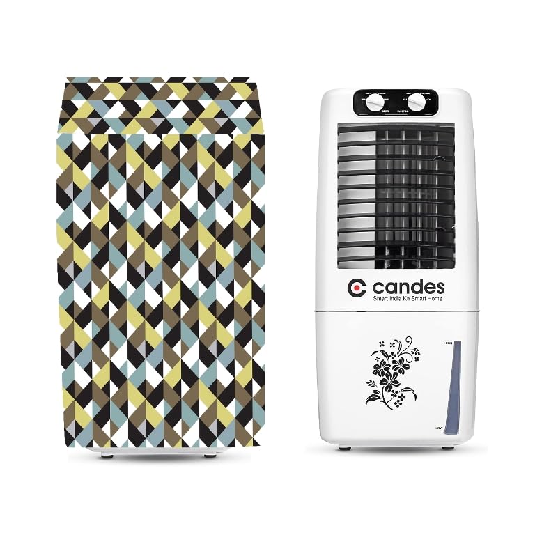 Image of Candes 12 L Portable Mini Air Cooler Cover Dustproof, Waterproof, Size (HxWxD) 68.58X35.56X36.83 Cm, Multicolour.