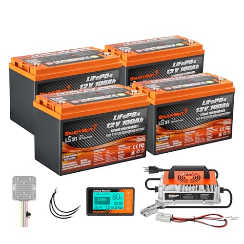 Enjoybot 48V 100Ah Golf Cart Battery Kit