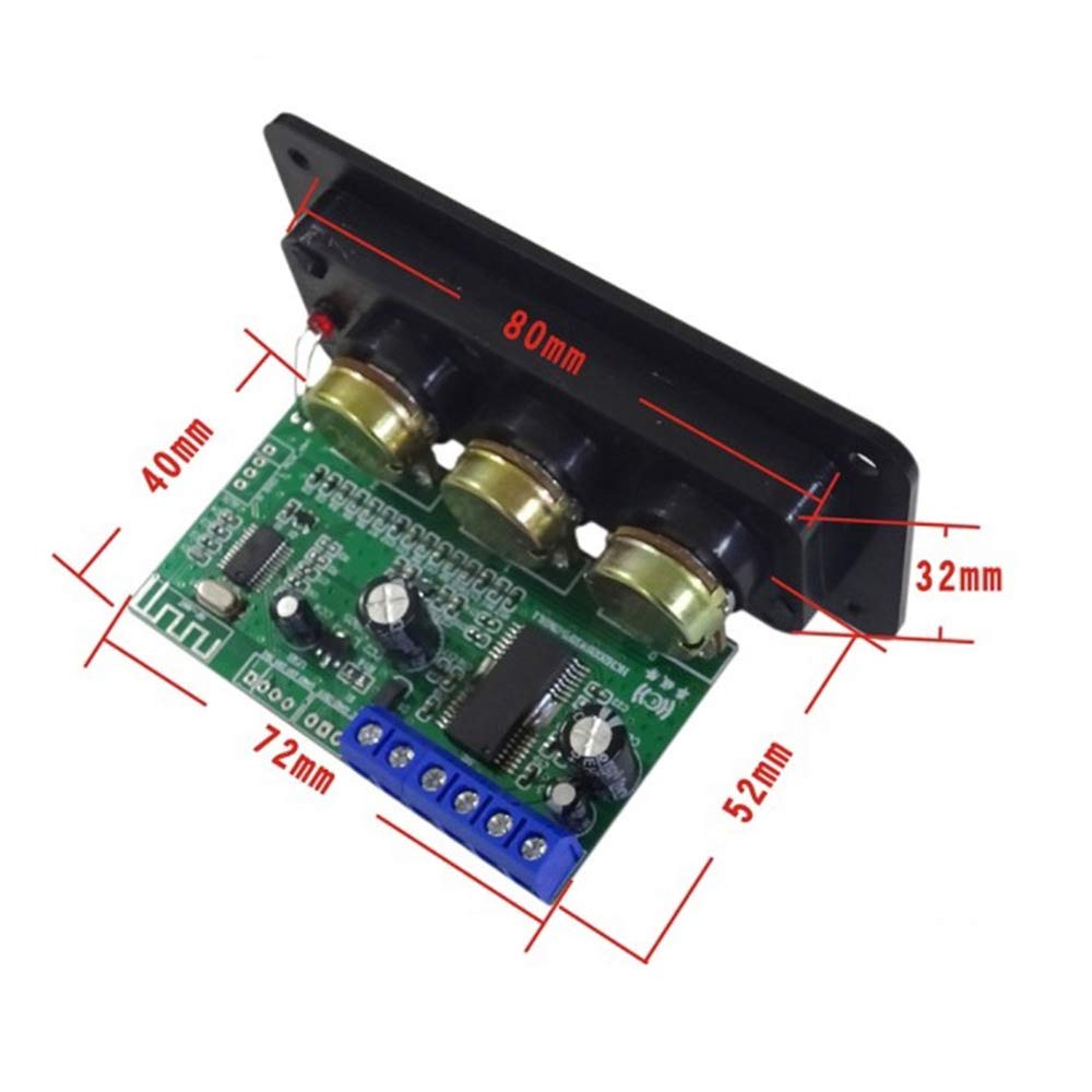 Amplificatore Per Auto 1000W – Scheda Audio Per Subwoofer 8-12 Pollici, Dissipazione In Alluminio Per Suono Potente E Pulito