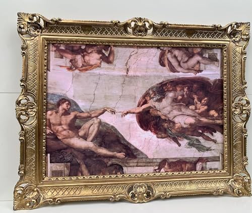 Mural Creación de Adán de Miguel Ángel 90x70 cm Mural Creación de Adán de Miguel Ángel 90x70 cm