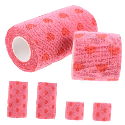 Healeved 6 Pack Self-Adhesive Bandage Wraps Breathable Sports Tape Decorative Athletic Tape Elastic Wraps Non-Woven Tape