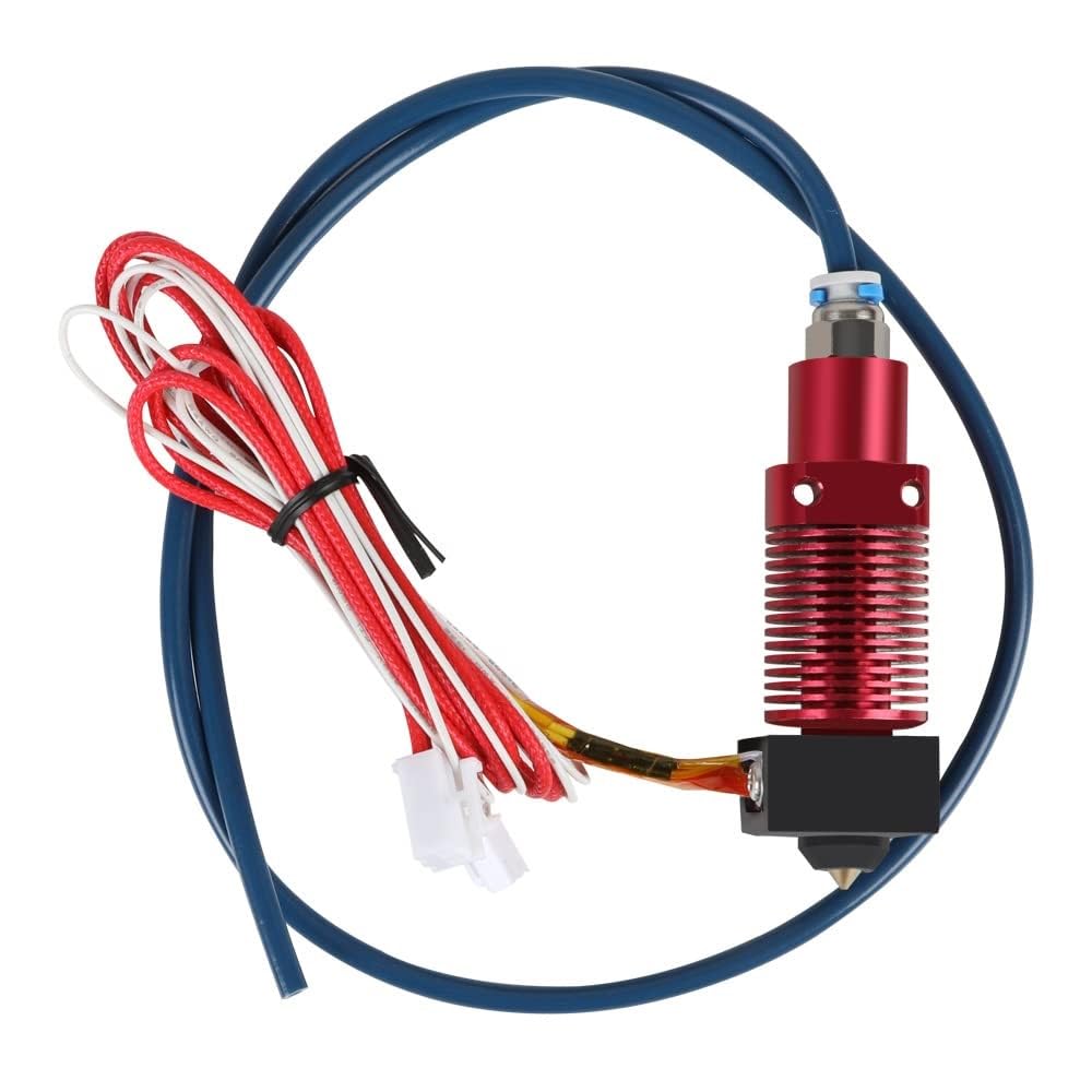 Hictop CR-10S Pro Hotend CR-10S Pro V2 Hotend z aluminiowym blokiem grzewczym 0,4 mm dysza MK8, czarna, silikonowa osłona do drukarki 3D CR-10S Pro, CR-10S Pro V2