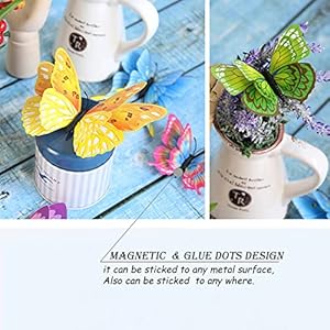 Butterfly Wall Decor 24/48 PCS, 3D Butterflies Stickers for Party Decorations with Magnets(Colorful, 24) Butterfly Wall Decor 2448 PCS 3D Butterflies Stickers for Party Decorations with MagnetsColorful 24