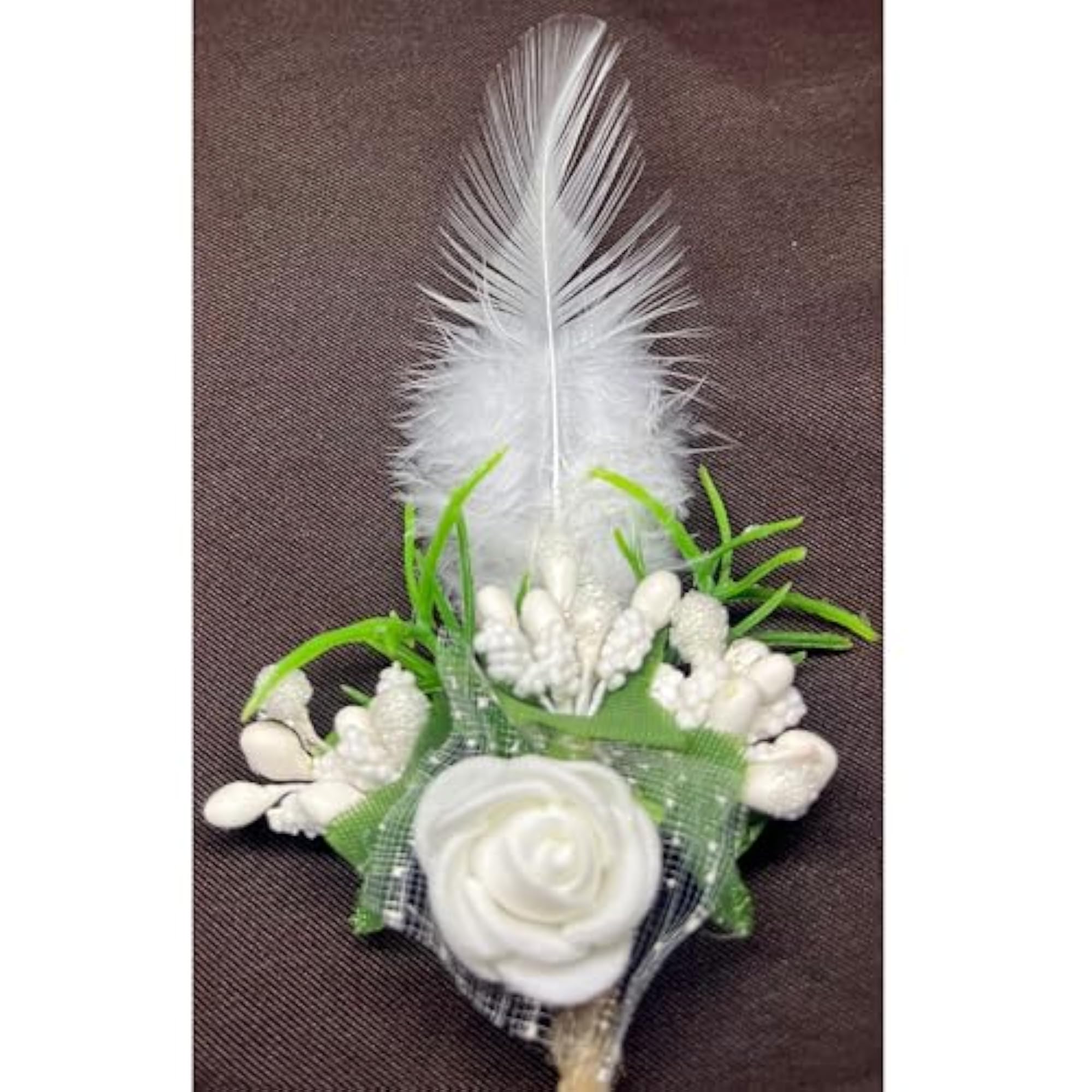 Unisex Flower Brooch, Elegant Floral Design