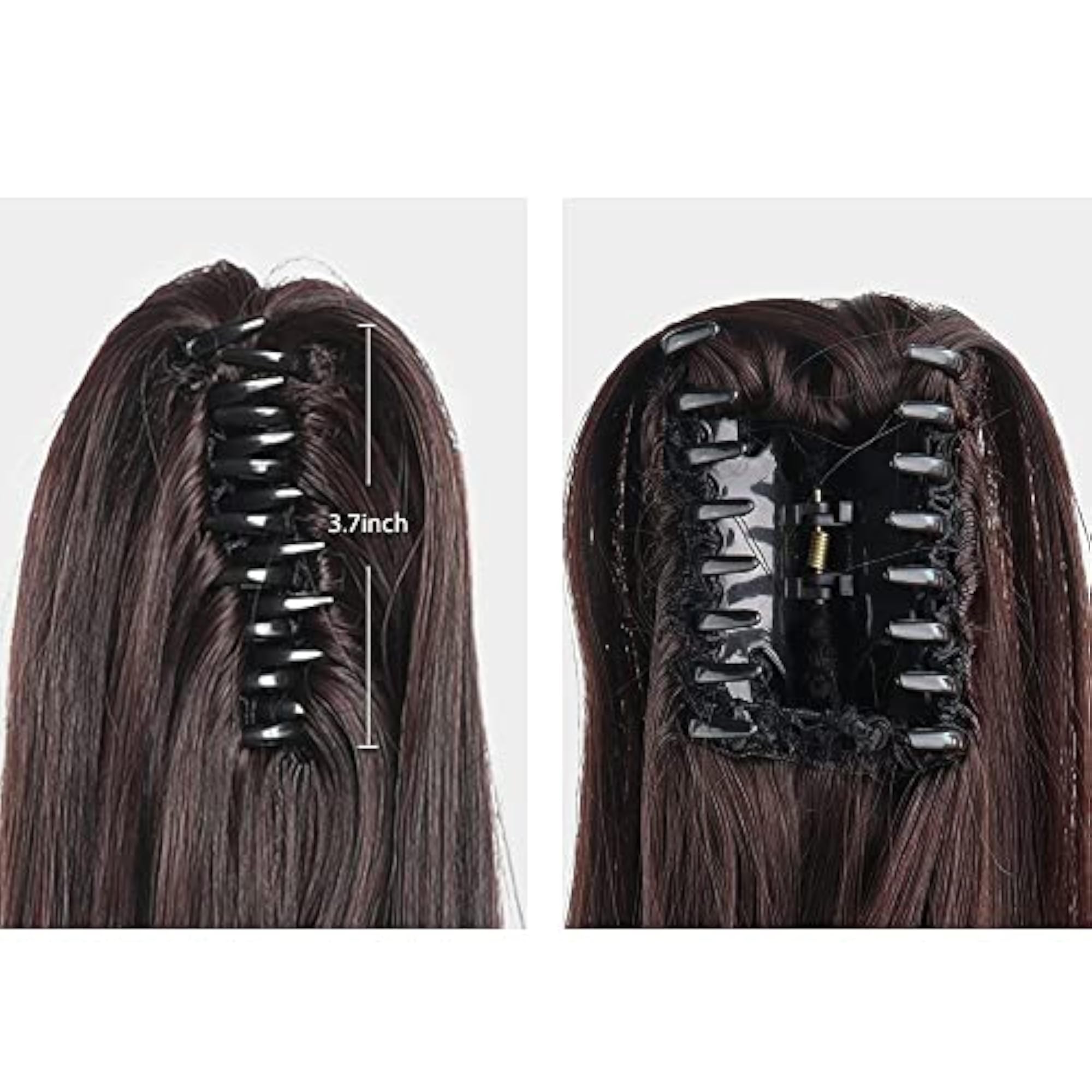 ASG 2 Side Cutting Synthetic Clip-in Ponytail Extension, 16 Inch