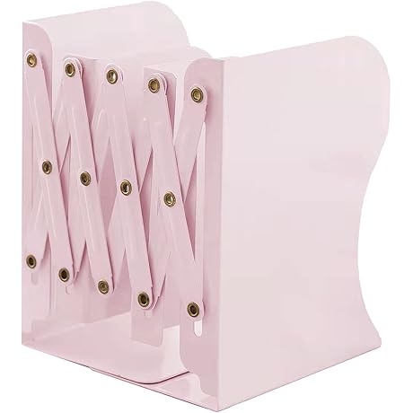 Adjustable Metal Bookends for Girls: A Pretty and Practical Solution