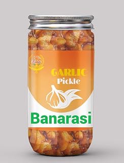 Banarasi Garlic Pickle Homemade Fresh Garlic/Lehsun Ka Aachar(400G) - Mother’s Recipe | Organic North Indian Pickle | Healthy Garlic Pickle | Traditional Home Made Achaar