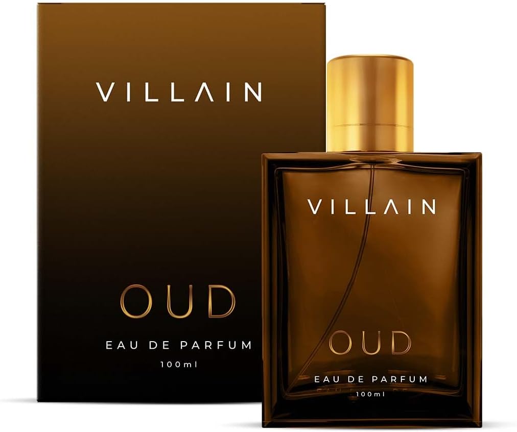 Villain Oud Perfume for Man Masculine Long Lasting Smell | Spicy theme with Anise, Rich Amber, Cedarwood Notes | Premium Luxury Fragrance Gift For Men | Eau De Parfum for Casual, Wedding Gift for Him