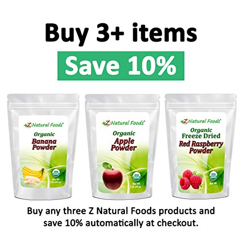 Organic Apple Powder - Made In Usa - Superfood Fruit Supplement For Drinks, Juice, Smoothies, Recipes Baking - Raw, Vegan, Gluten Free, Non Gmo, Kosher - 1 Lb #TOP4