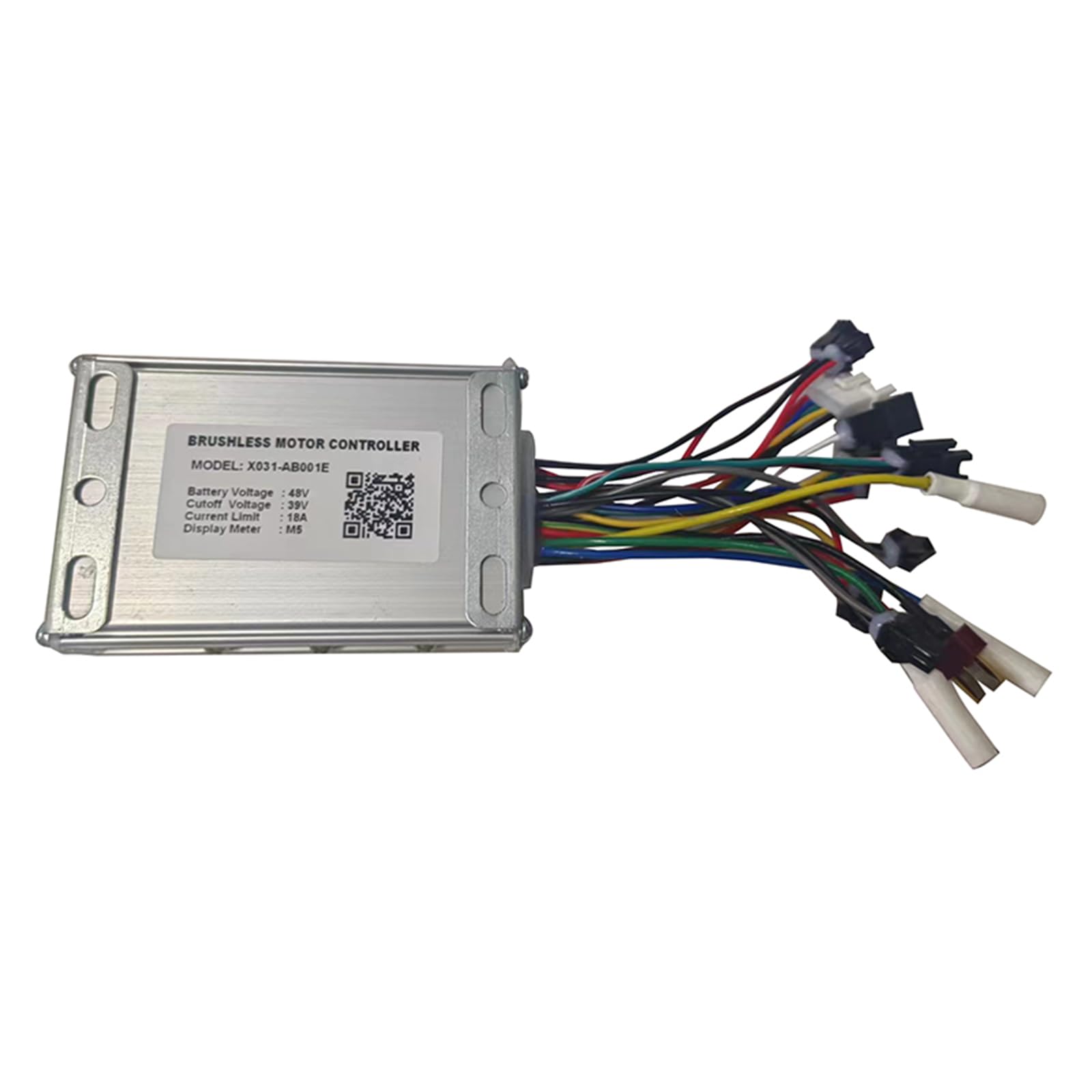 NULKOMMA X031-AB001E Electric Bicycle Controller 48V 18A Brushless Motor Controller for E-Bike Scooter Display Meter M5 Electric Speed Controller