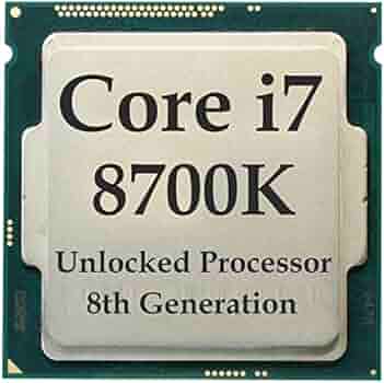 CPU Intel Core i7 8700K CPU Amazon.in: Buy Core i7 8700K 8th Generation High Performance