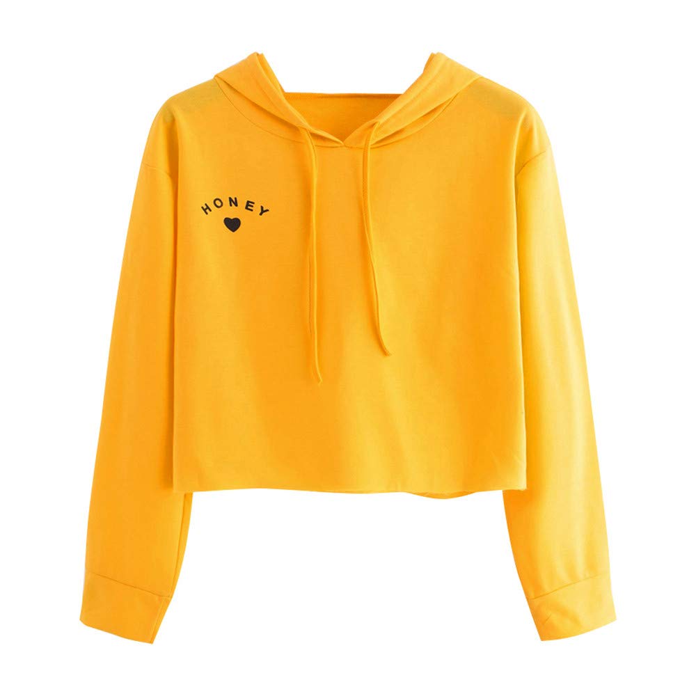 Honey sweatshirt yellow Clearance