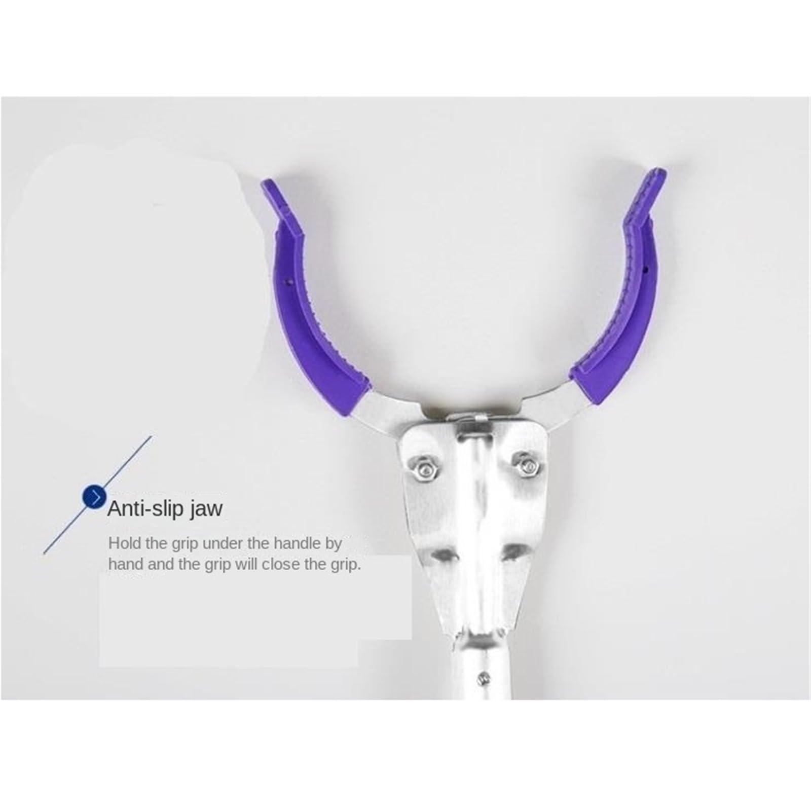 Pinza para Palos Ayuda De Alcance Ergonómica, Herramienta De Agarre Ligera, Garra De Alcance, Recogida De Basura De Metal Pinzas Extensibles para Viejos