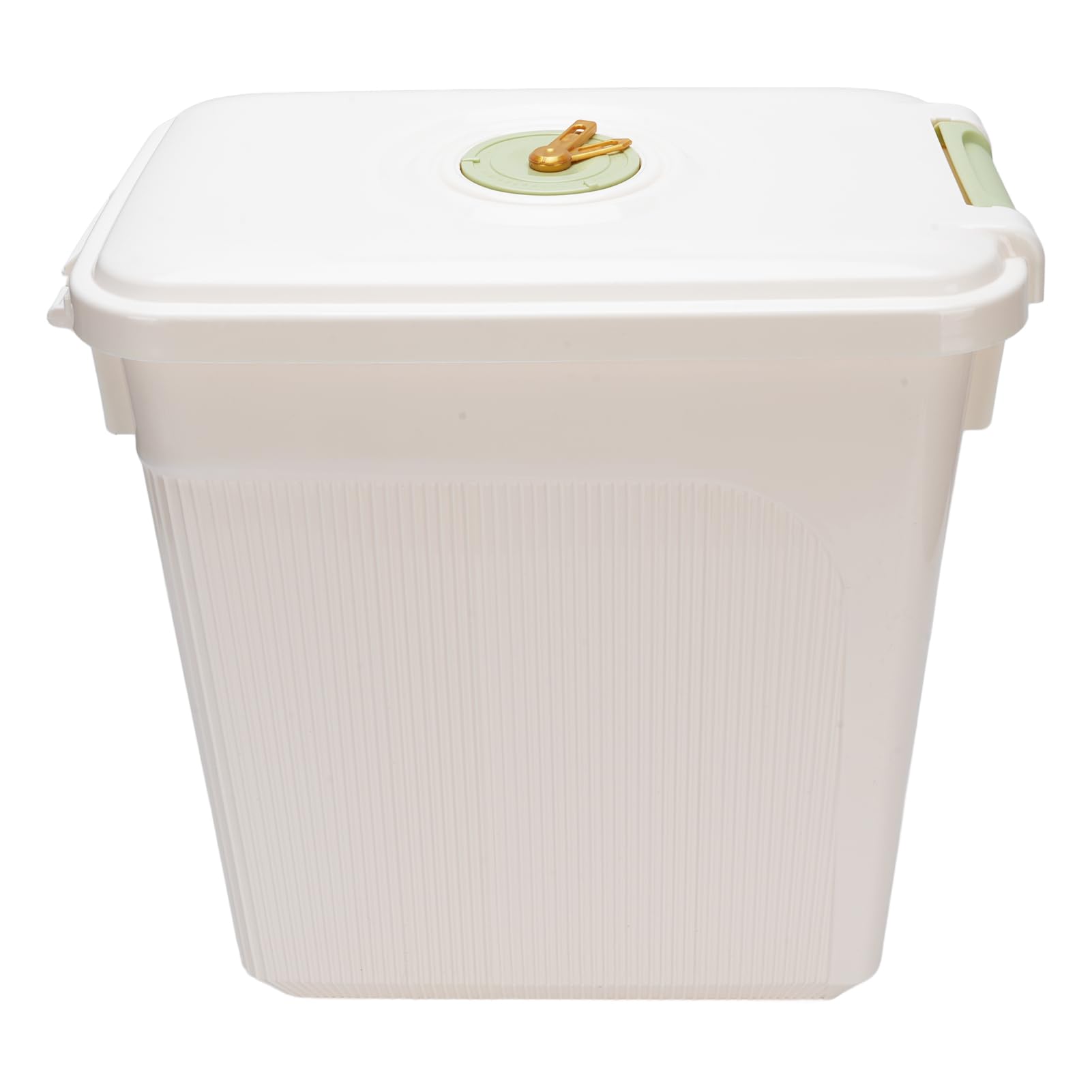 Zunate Contenitore Versatile per la Conservazione del Riso per Uso Domestico e Commerciale, Materiale PP Ermetico e Addensato (Colore puro 30 kg / 66,1 libbre)
