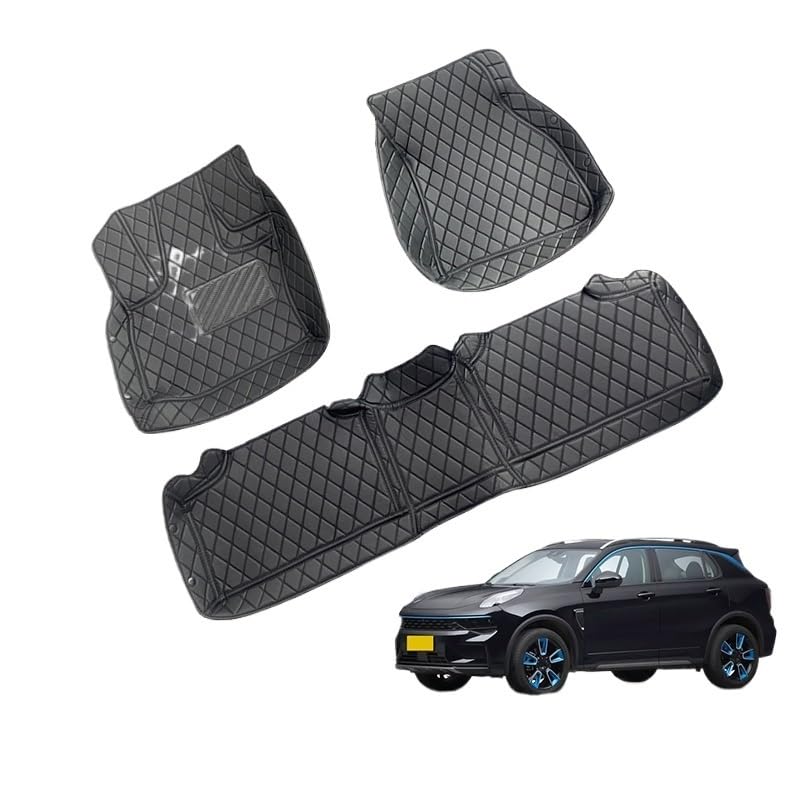 Tapis de sol pour Lynk&Co 01 2021-2024 étanche avec coffre noir