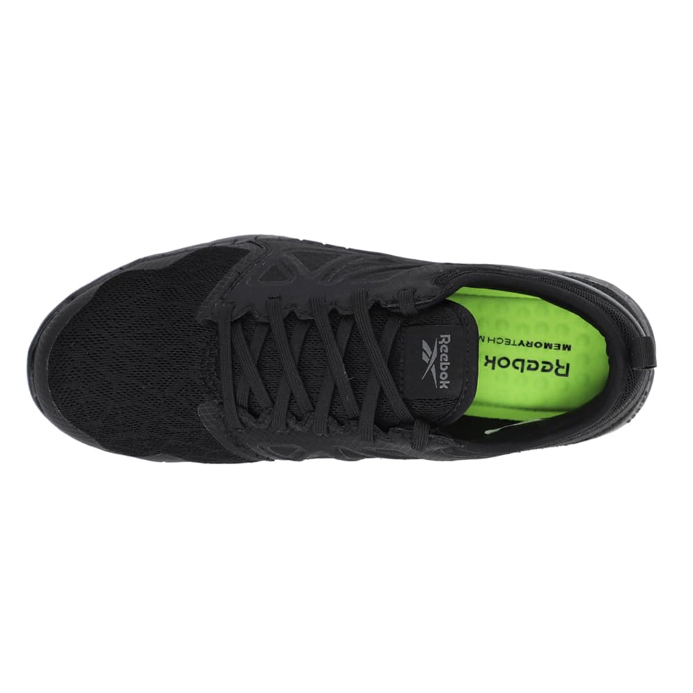 Reebok Work Men's Zprint Steel Toe Athletic Wor Black and Dark Grey - 4 Medium - Image 4