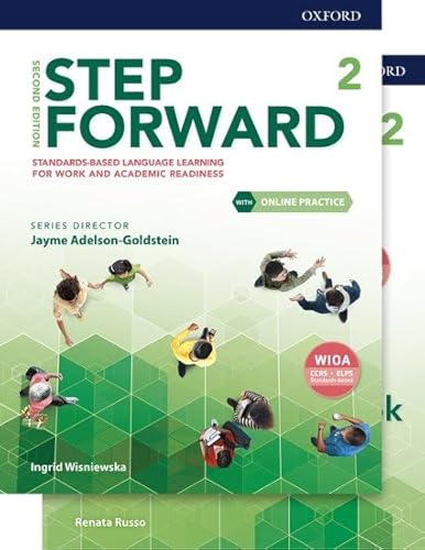 Step Forward Level 2 Student Book and Workbook Pack with Online Practice: Standards-based language learning for work and academic readiness (Step Forward 2nd Edition)
