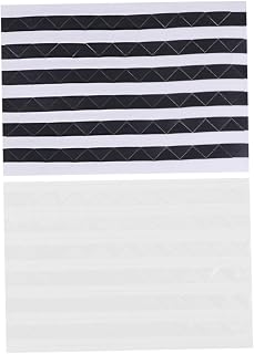 102pcs PVC Photo Corner Stickers Self-Adhesive for Albums | DIY Scrapbooking Accessory, Black Color, 10 Sheets Each Color, Easy to Stick, No Glue Needed