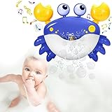 Bath Toys for Toddlers : Baby Bath Toys, Crab Bath Toys, Bubble Machine for Toddlers , Musical Toys for Toddlers , Toddler Bath Toys, Baby Boy Gifts,Baby Gifts for Girls,Battery Operated Blue