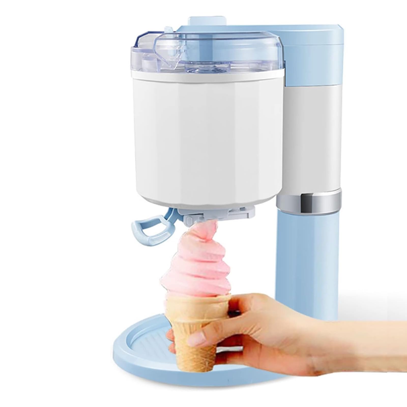 Eismaschine, Whippy-Eismaschine FüR Zu Hause, 15 Minuten Schnelle Herstellung Von Hausgemachtem EIS – Leicht Zu Reinigen, Perfekt FüR DankeschöN-Geschenke Von Kinderlehrern, 1800961