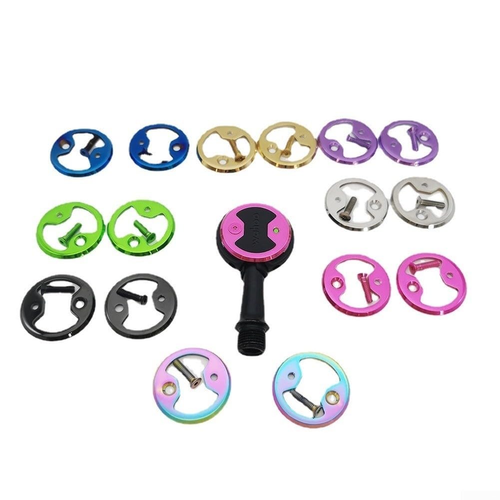 Refuerzo Pedal Bici Metal 4 para uds Compatible para Wahoo Refuerzo | Metal para resistencia, durabilidad extrema, compatible para wahoo, protección pedal, ciclismo ruta