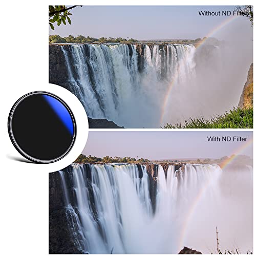 Image of K&F CONCEPT 49mm Variable ND Filter ND2 - ND400 Adjustable Fader Neutral Density, Ultra Slim Waterproof Multi Coating Optical Glass Lens Filter (Nano-K Series)