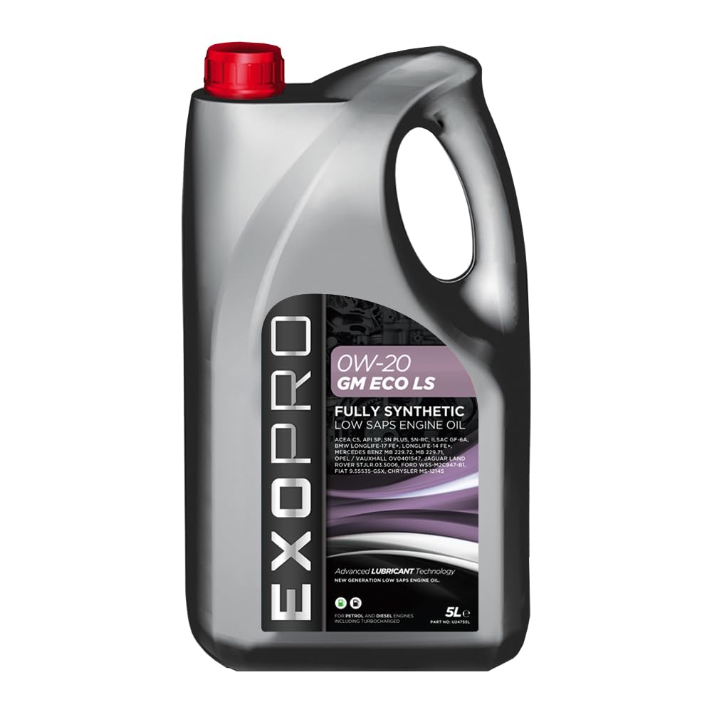 Fully Synthetic Low SAPS Engine Oil 0W-20 GM ECO - 5 Litre