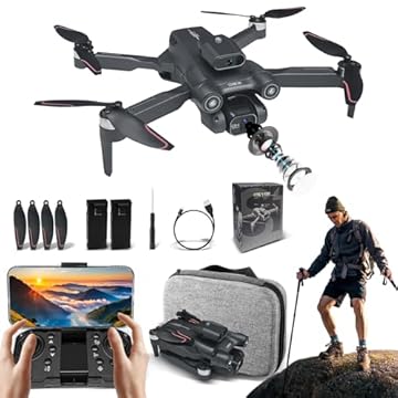 Drone Com Camera Drone Profissional 6K HD câmeras com Fluxo óptico FPV Mini Controle Remoto DroneQuadricóptero Com Bolsa De Transporte LS-S1S