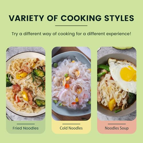 Image of Hethstia Konjac Noodles, 10 Packs Shirataki Noodle Fettuccine Shape Pasta | Keto, Vegan, Gluten Free, Low Carb, Sugar-Free, Low-Calorie for Healthy Diets, Ready-to-Eat
