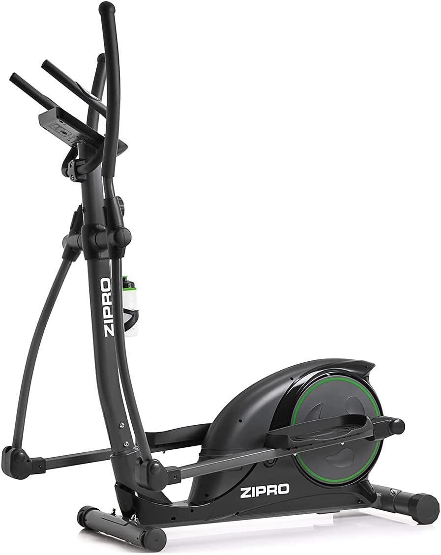 Zipro Crosstrainer Hulk, elliptique jusqu'à 150 kg, équipement d'entraînement Cardio à Domicile, Appareil de Fitness, Machines d'exercice, vélo elliptique, 8 Niveaux de résistance