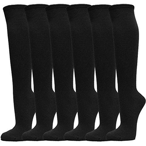 Image of SocksKnee Women Multi-Pack Colorful Variety Design Assorted Activewear Knee-High Stocking Socks, 9-11
