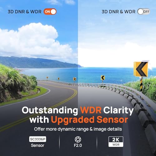 Image of 70mai M310 DashCam, 2K Resolution, Type-C Interface, Voice Control, MaiColor Vivid+ Solution, Night Owl Vision, WiFi & App, Optional Parking Mode, Upto 256GB Supported