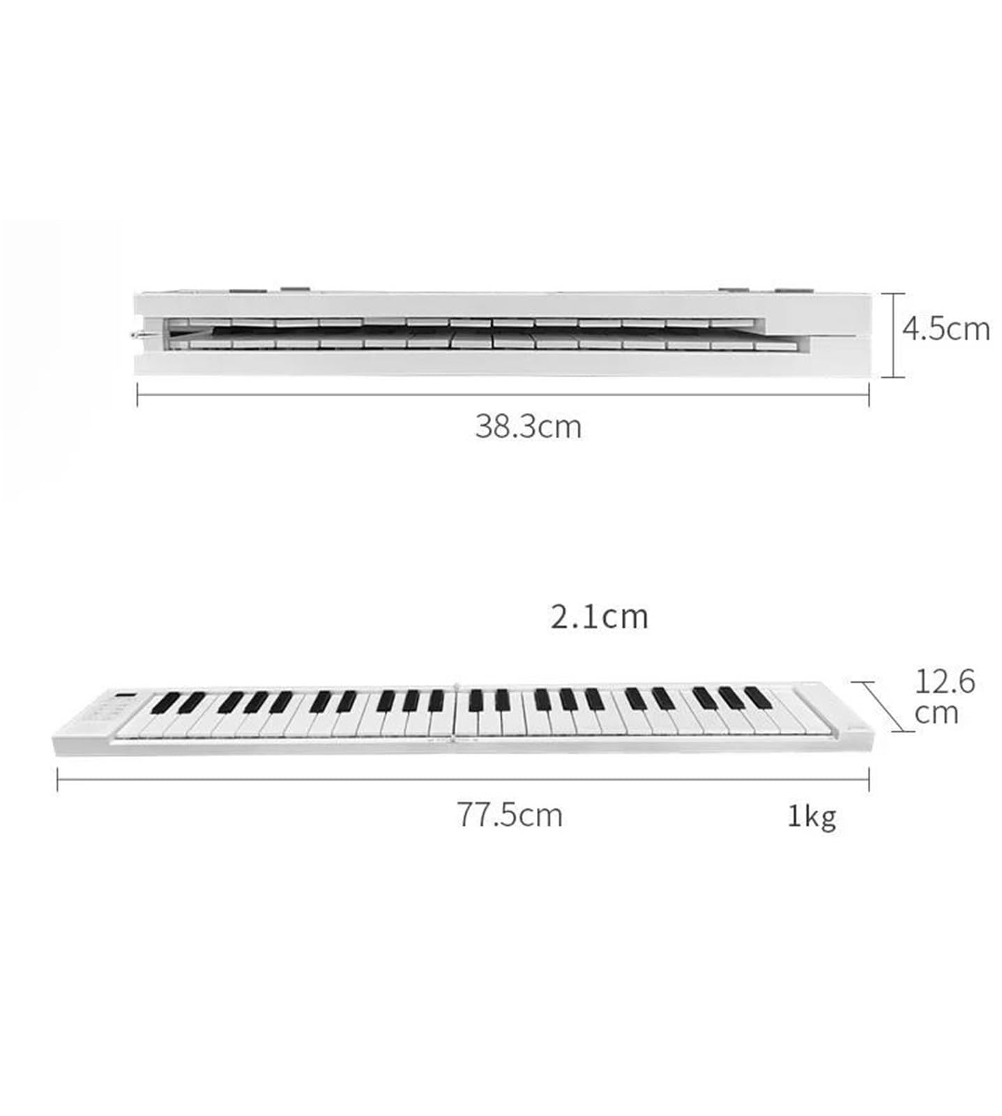 Tastiera Elettronica Professionale Pianoforte Digitale Portatile Pieghevole A 49 Tasti Tastiera Elettronica Strumento Per Principianti