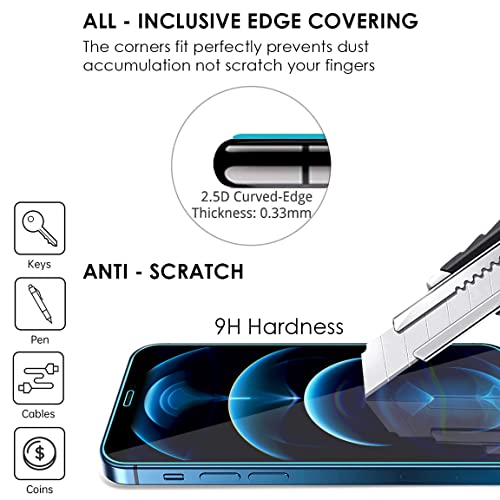Image of KAPAVER GT EasyDo Tempered Glass Screen Guard Protector & EasyDo Film Protector (KP-2.5DTG-i12MINI)