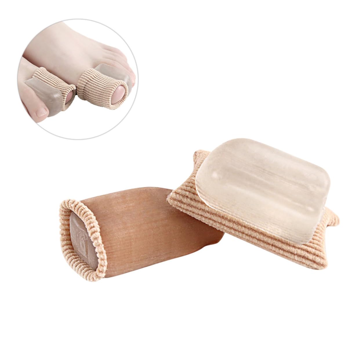 Healeved Sets Bunion and Straightener Protective Gel Sleeve for Hallux Relief and Foot Care Pcs