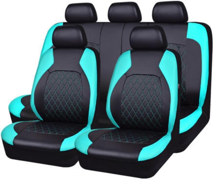 Capa de Assento Automotivo 9 Peças Couro PU Fácil Limpar - Proteção Banco Resistente
