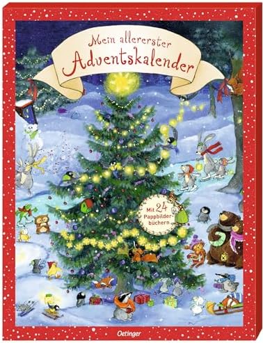 Mein allererster Adventskalender: mit 24 Pappbilderbüchern zum Herausnehmen